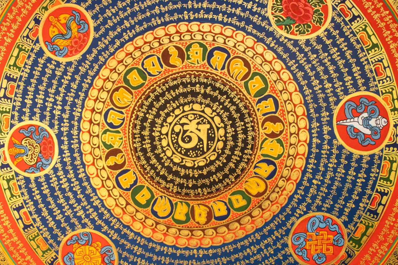 Asztamangala wszystkie symbole