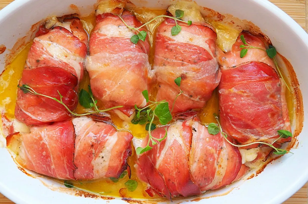 zapiekany filet z kurczaka, roladki z kurczaka