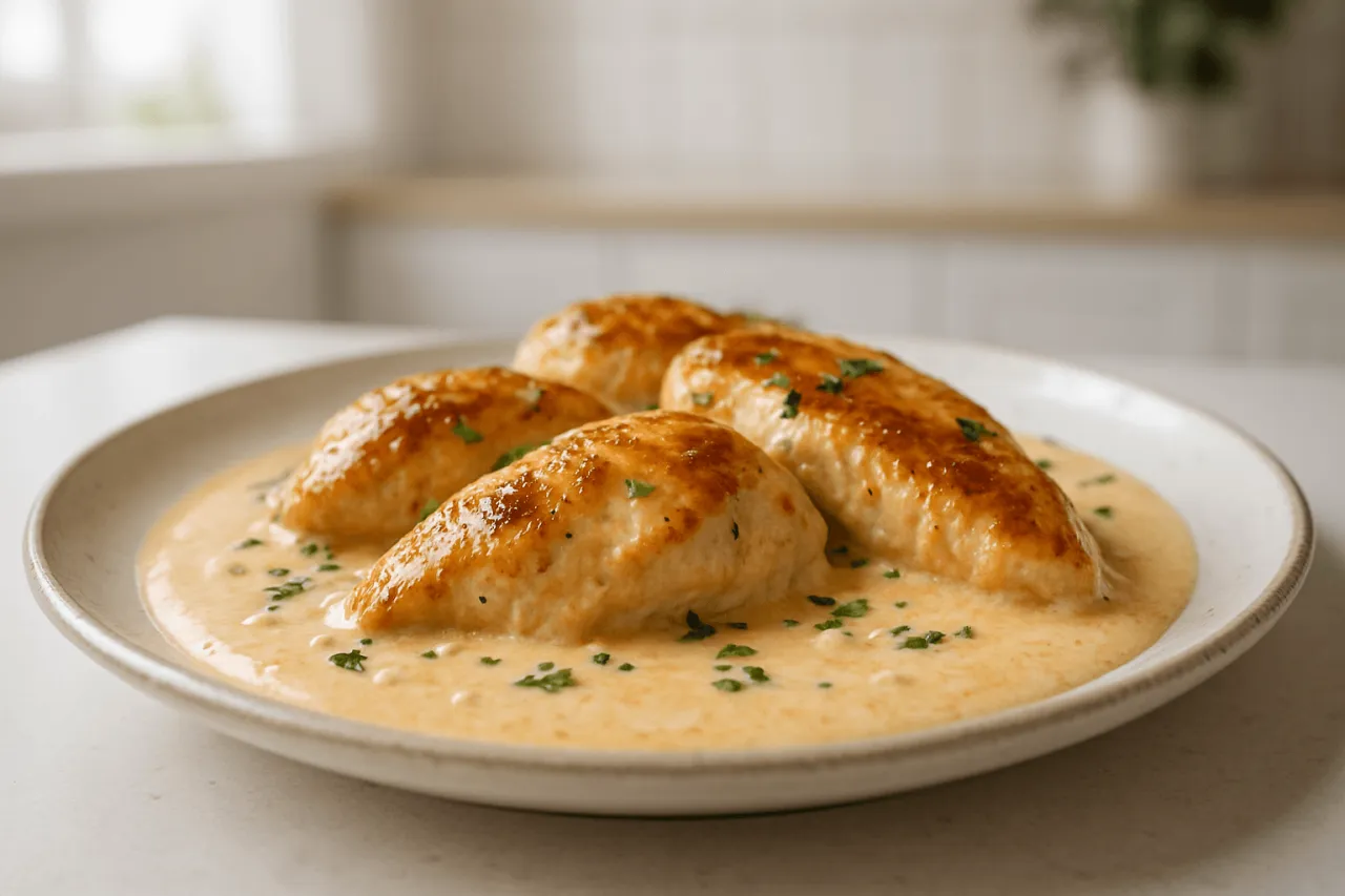kremowy sos do kurczaka