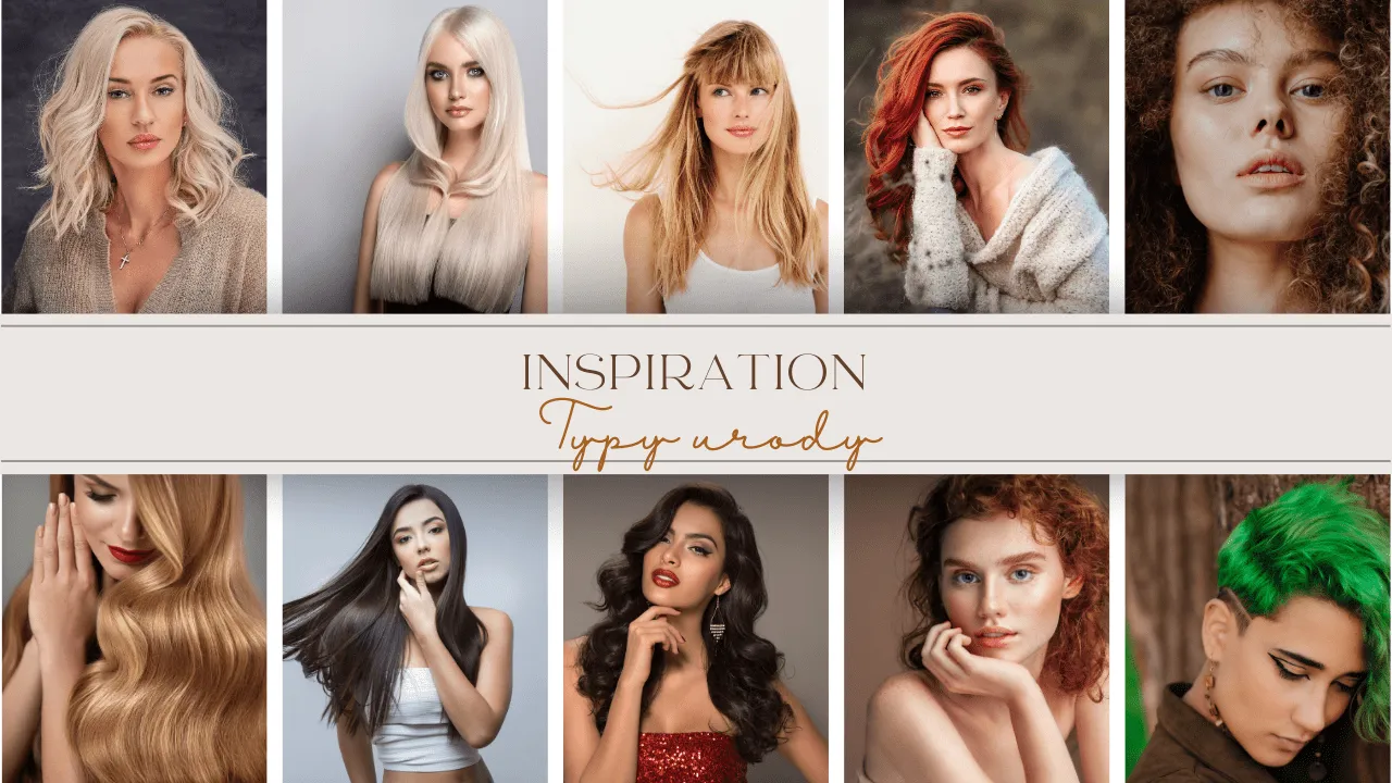 kobieta z r&oacute;żnymi typami urody i kolorami włos&oacute;w