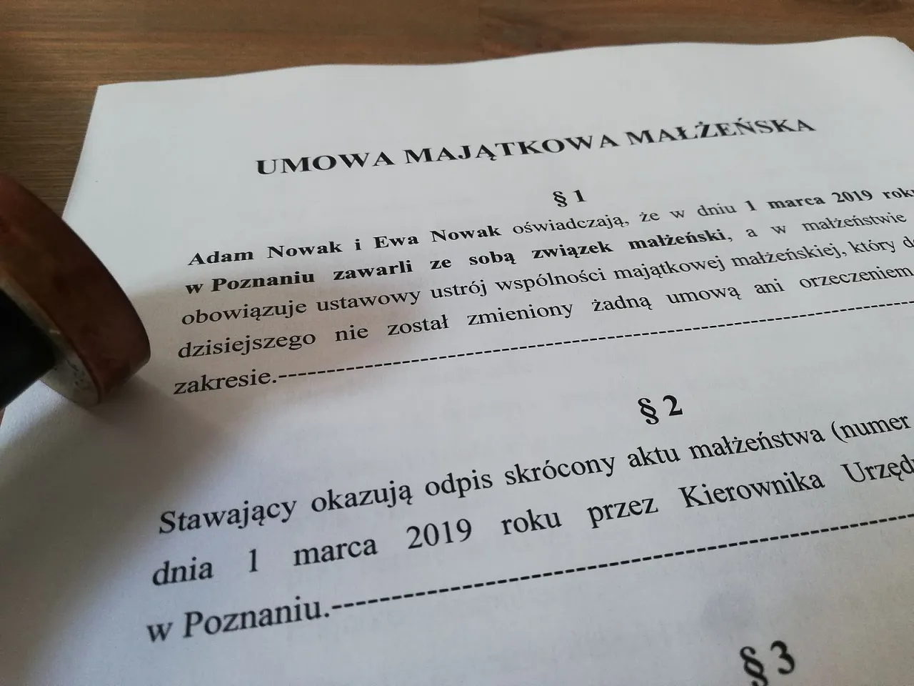 umowa intercyza notariusz