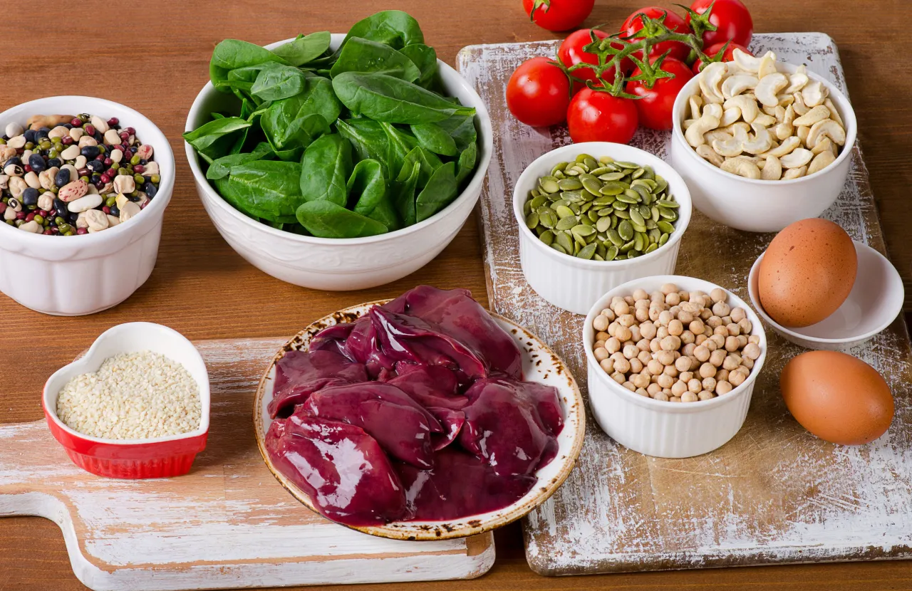 produkty bogate w żelazo