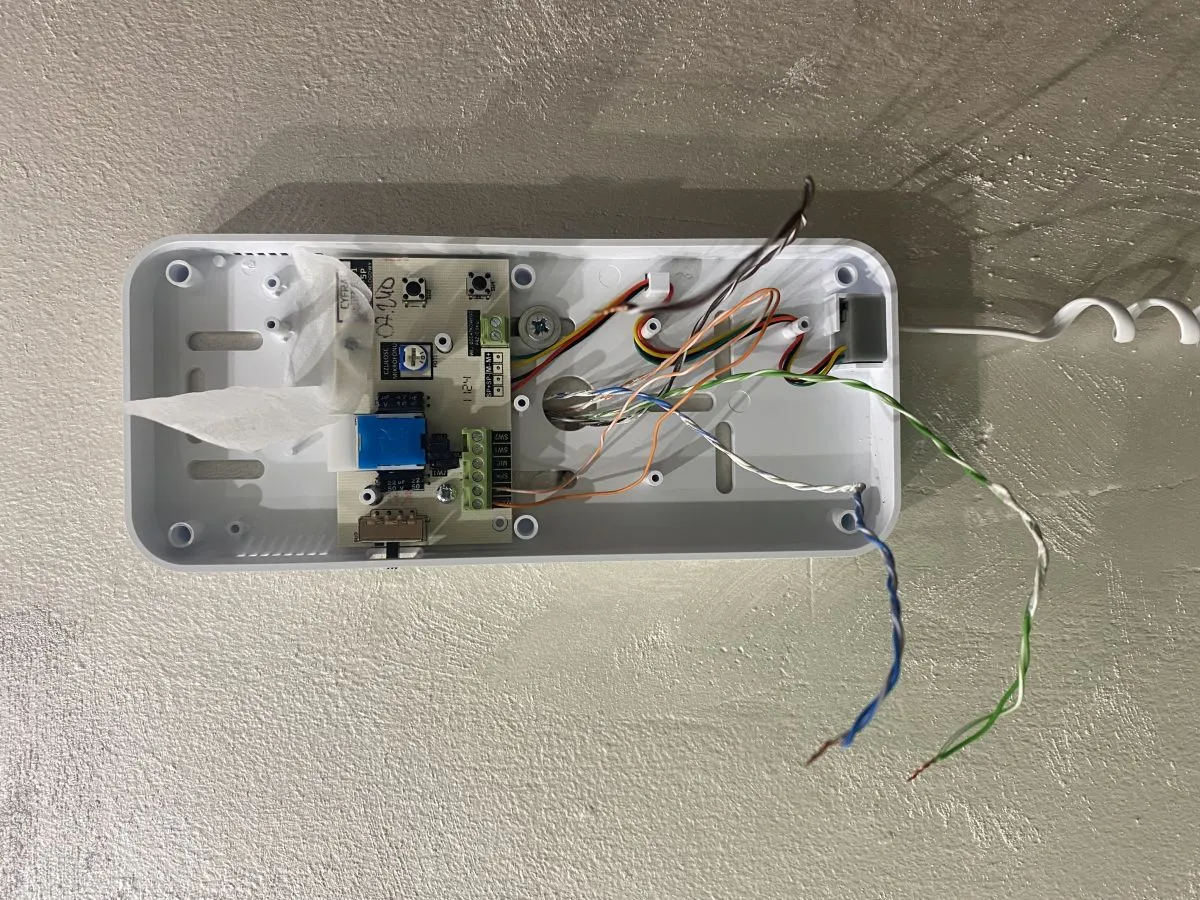 unifon domofon otwarty przewody