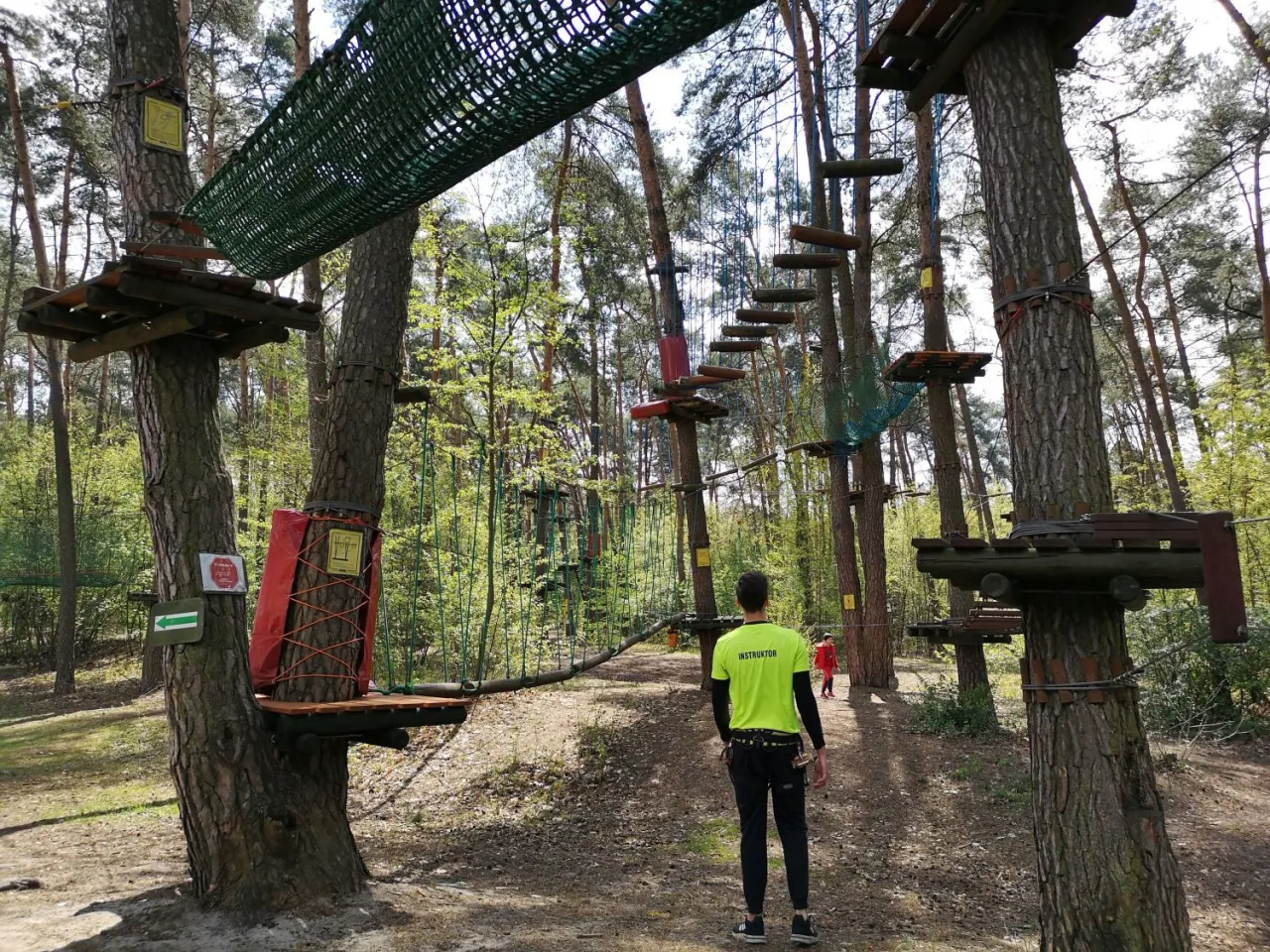 mapa dojazdu park linowy Józefów