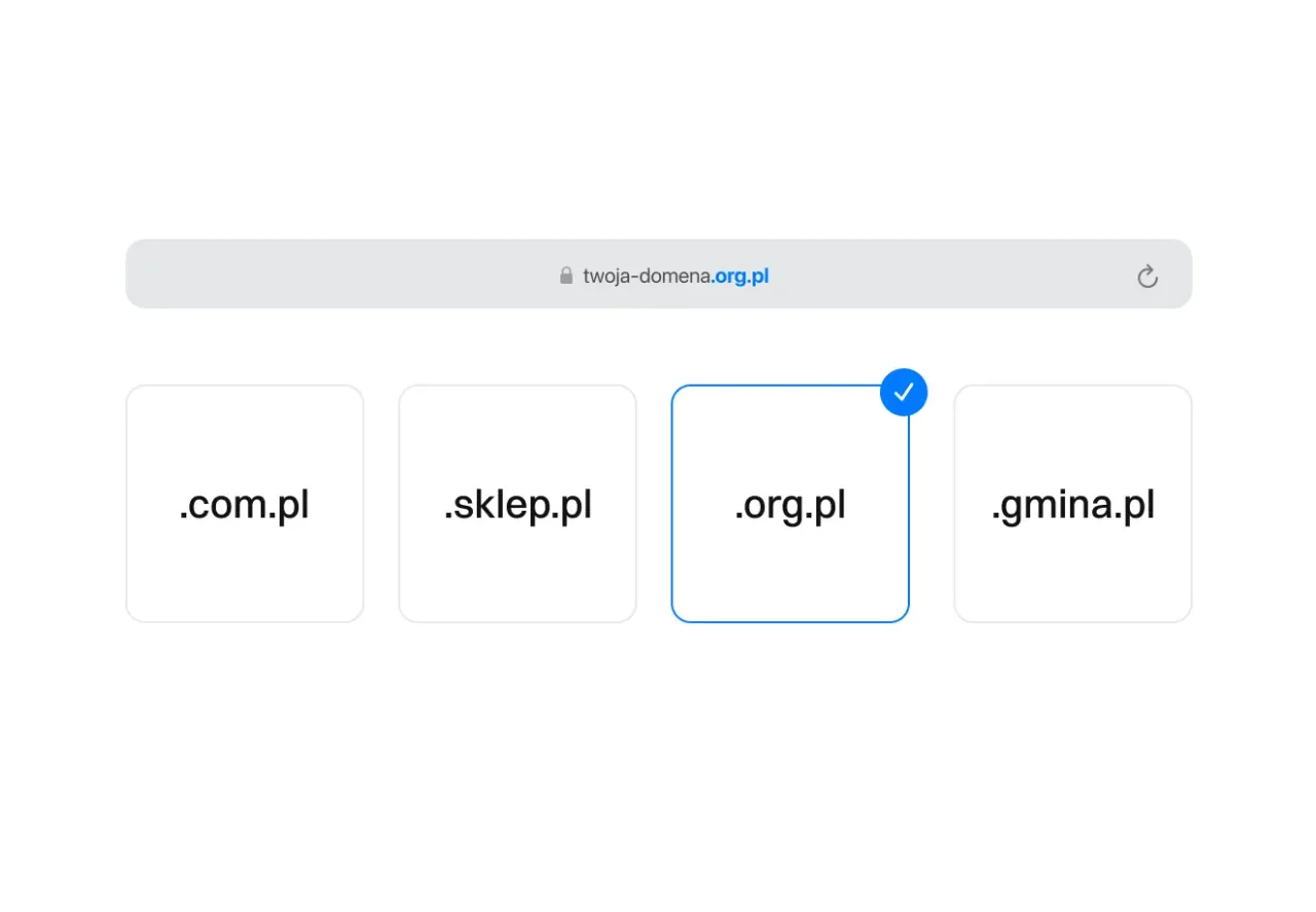 Wybór domeny .org.pl to dobry krok, jeśli zastanawiasz się, gdzie zarejestrować domenę dla organizacji.