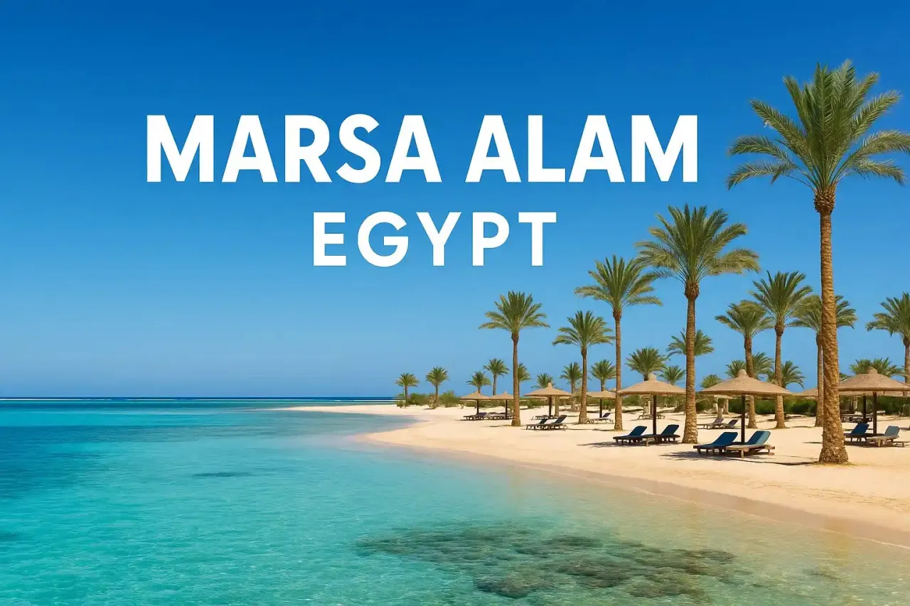Rajska plaża w Marsa Alam, Egipt. Idealne miejsce, by sprawdzić, co warto zobaczyć w tej okolicy.
