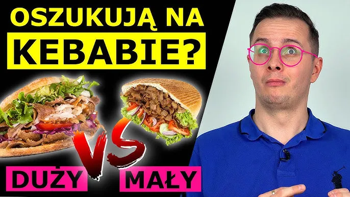 kebab uczciwa porcja vs mała