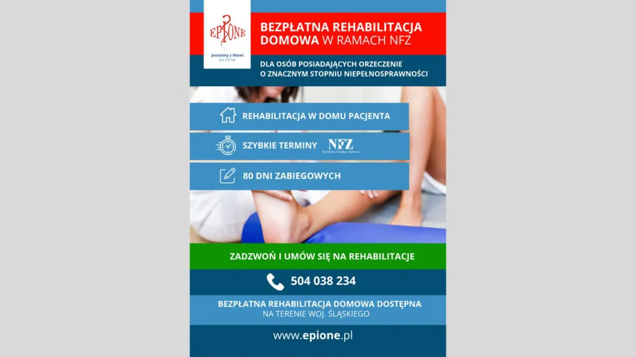 Rehabilitacja domowa NFZ limit dni
