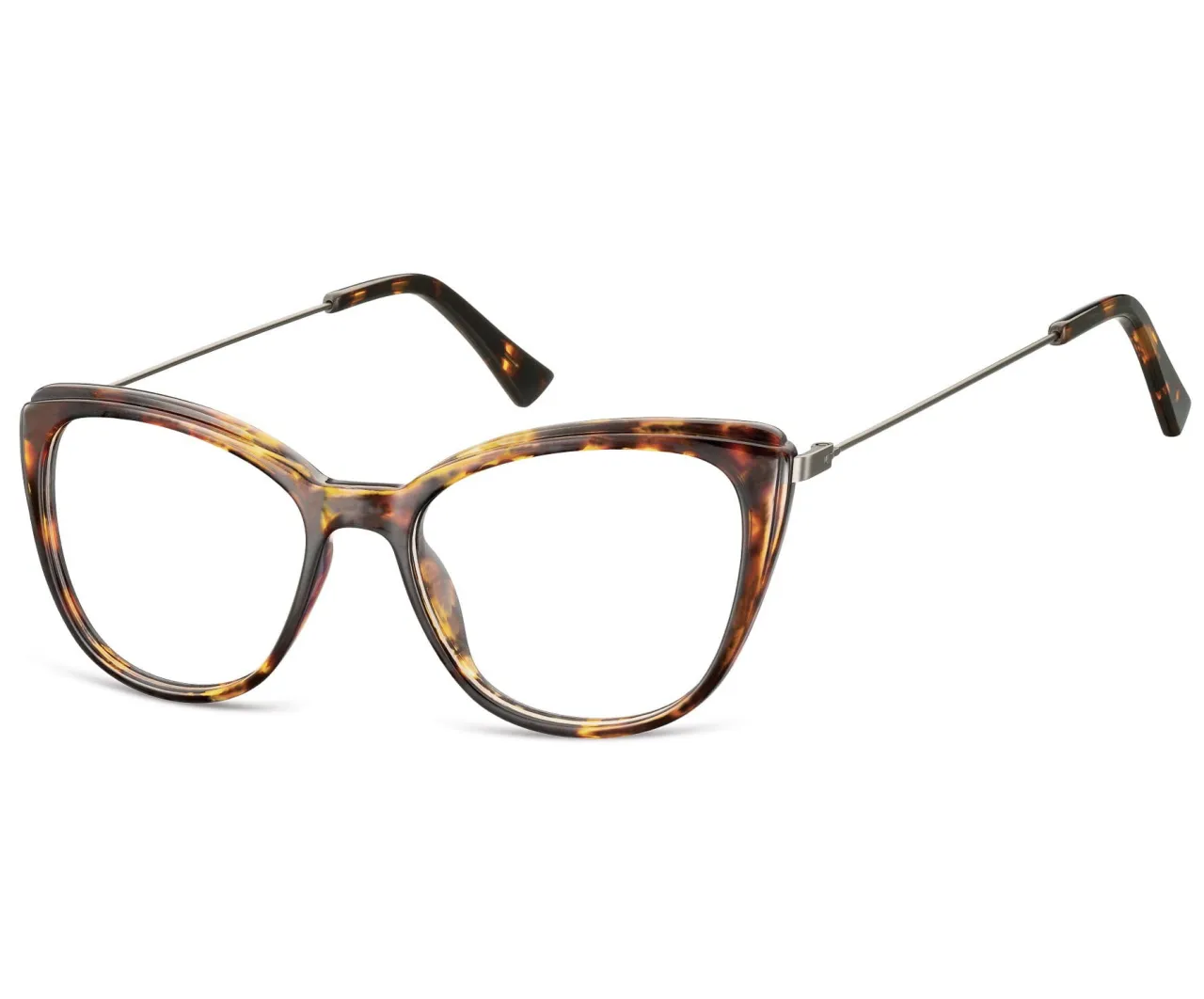 transparentne oprawki okulary szylkretowe