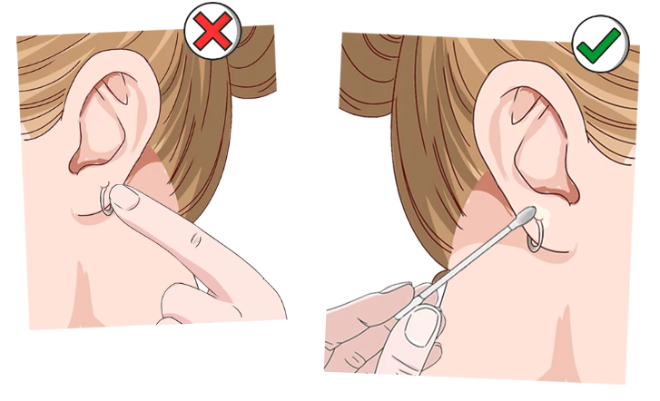 pielęgnacja świeżego kolczyka instrukcja