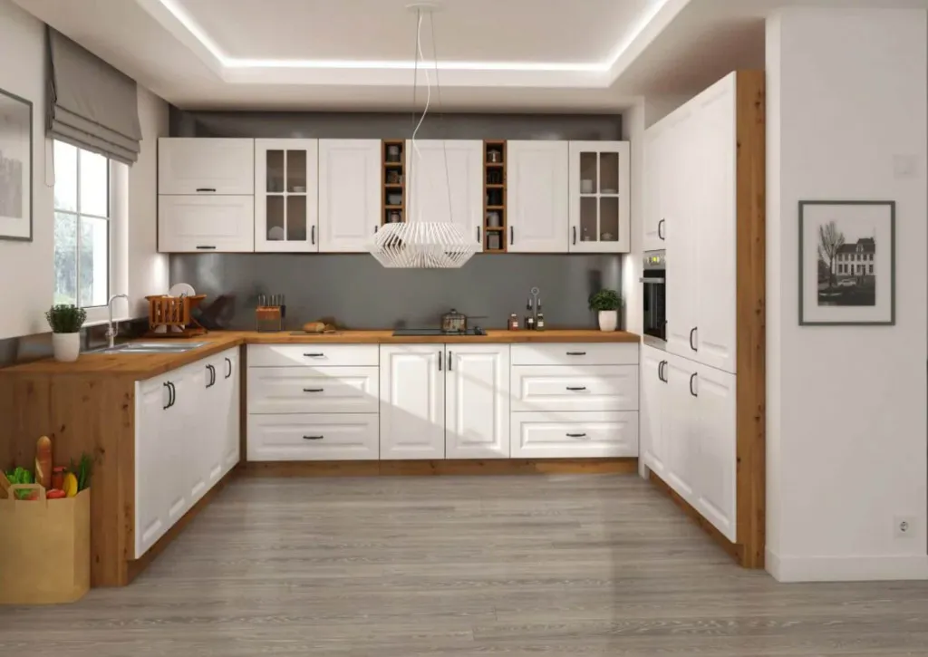 rodzaje front&oacute;w kuchennych lakierowane matowe drewniane laminowane