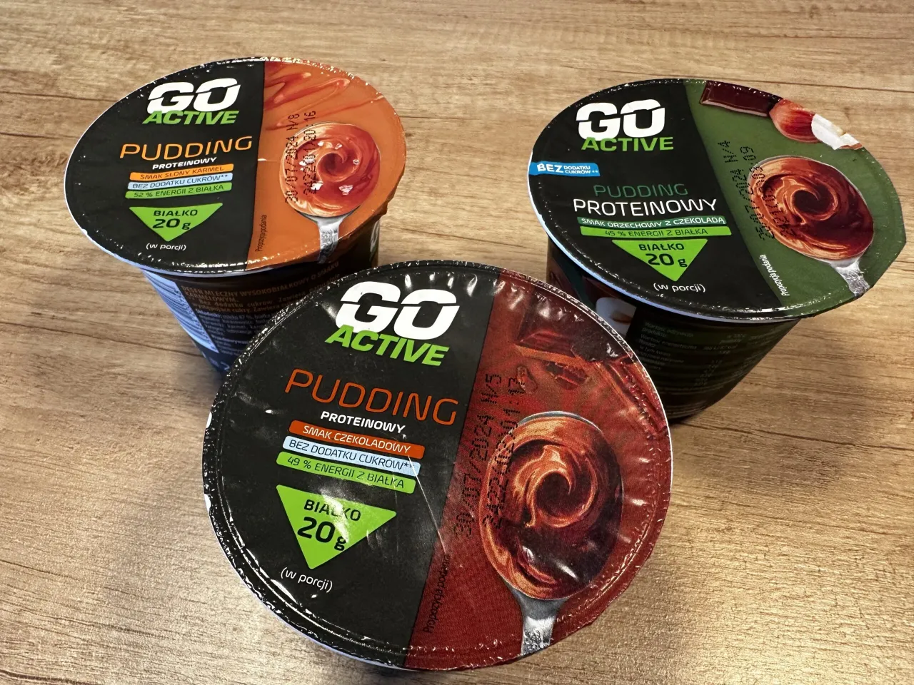 pudding proteinowy grudki gęstość za rzadki za gęsty