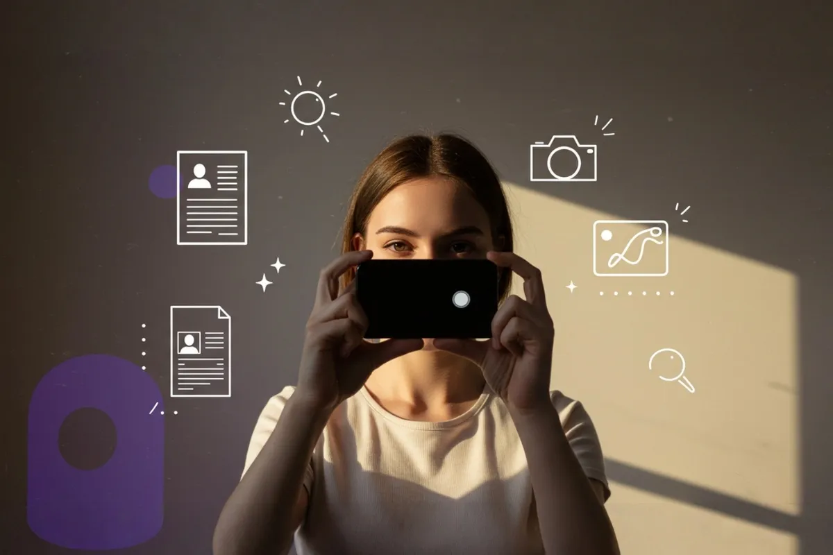 domowe studio fotograficzne cv smartfon