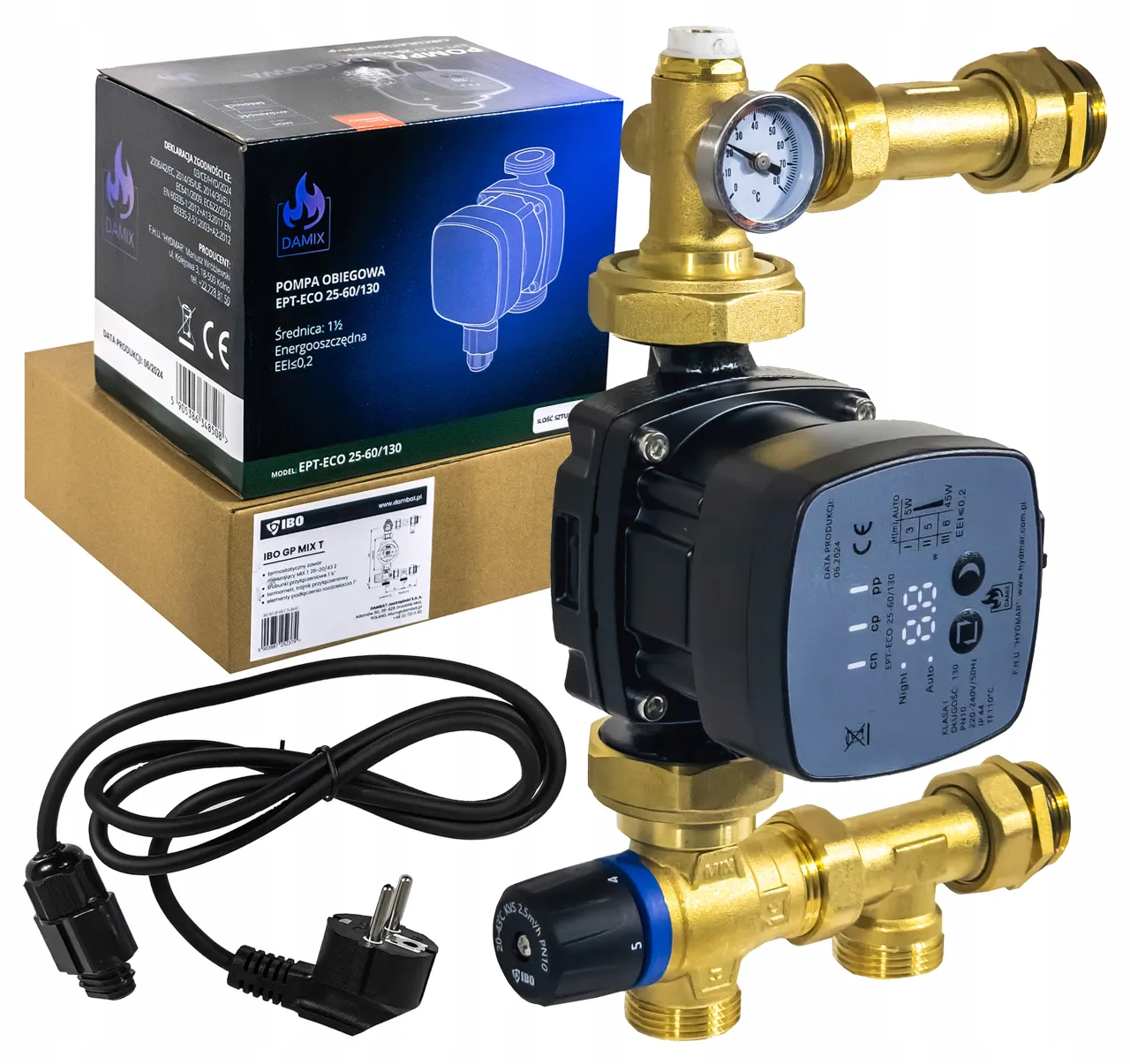 gotowa grupa pompowo-mieszająca do rozdzielacza