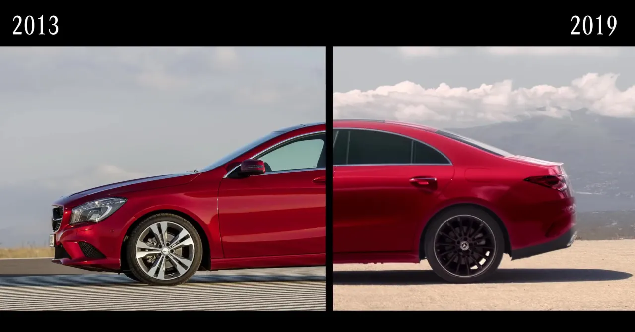 Mercedes CLA C117 vs C118 zbiornik paliwa por&oacute;wnanie