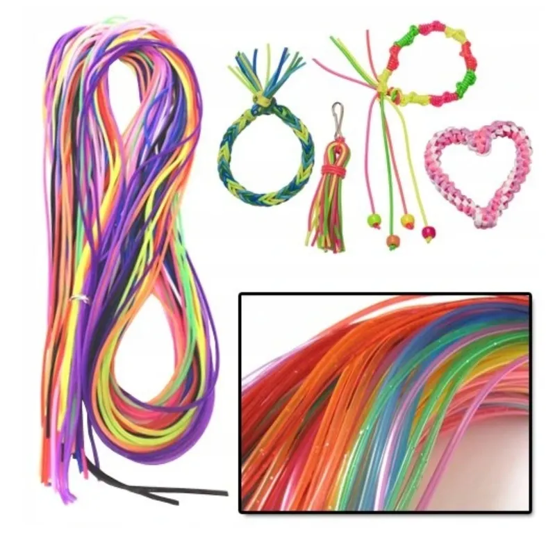 materiały do bransoletek ze sznurka