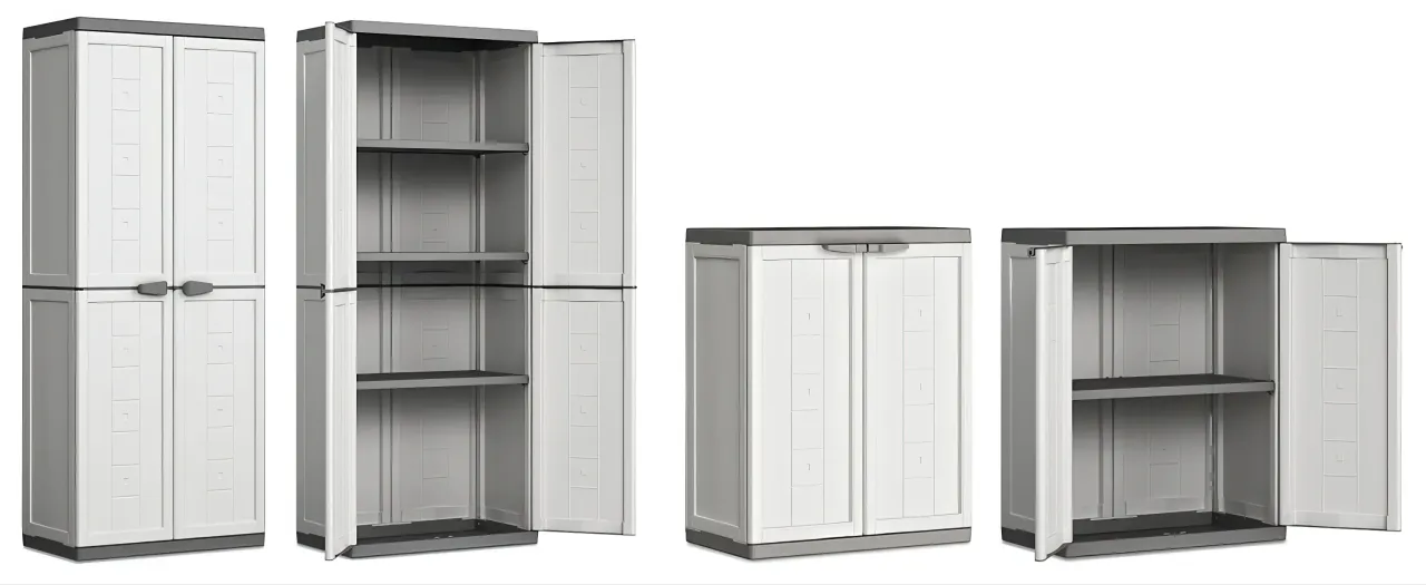 typy szafek balkonowych wysoka niska skrzynia