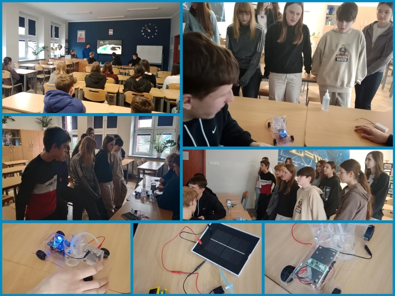 licealista na lekcji fizyki