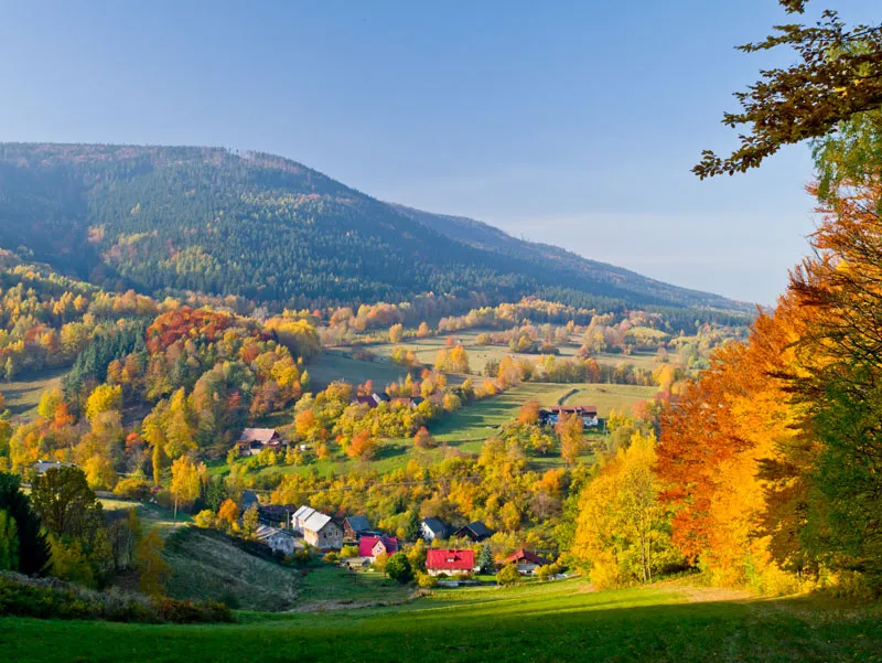 Długopole-Zdrój szlaki turystyczne widoki