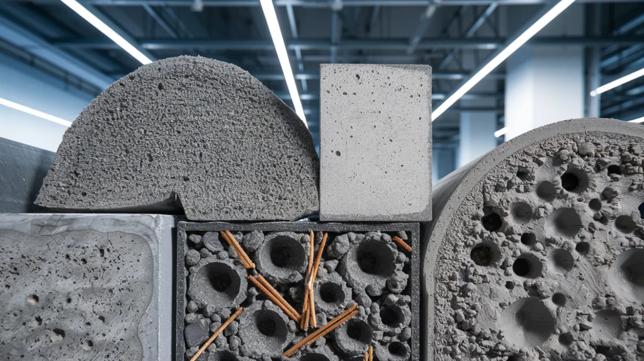 Przykłady betonu lekkiego i ciężkiego