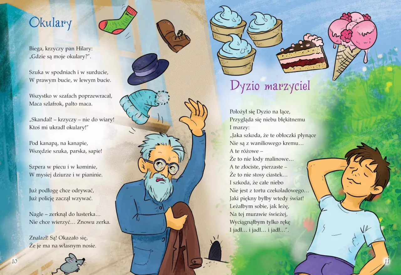 Ilustracje do wierszy Tuwima dla dzieci