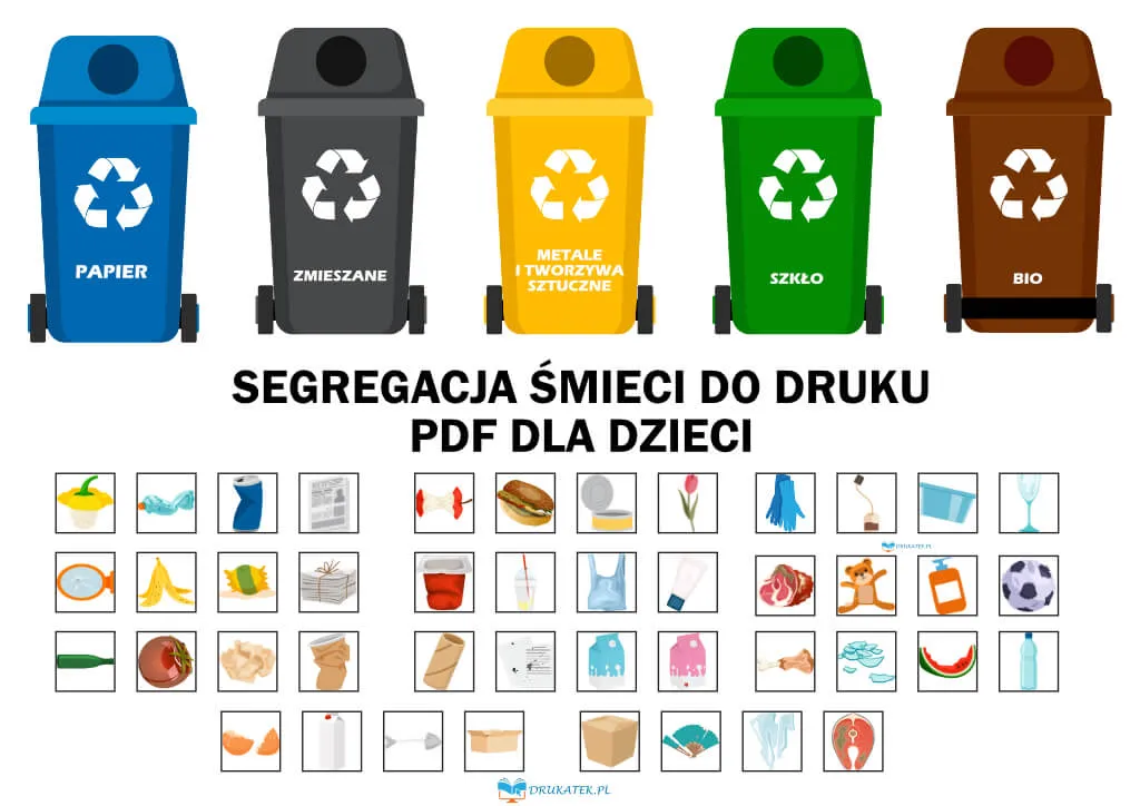 Zdjęcie Zagadki o segregacji śmieci, które sprawią, że dzieci pokochają ekologię
