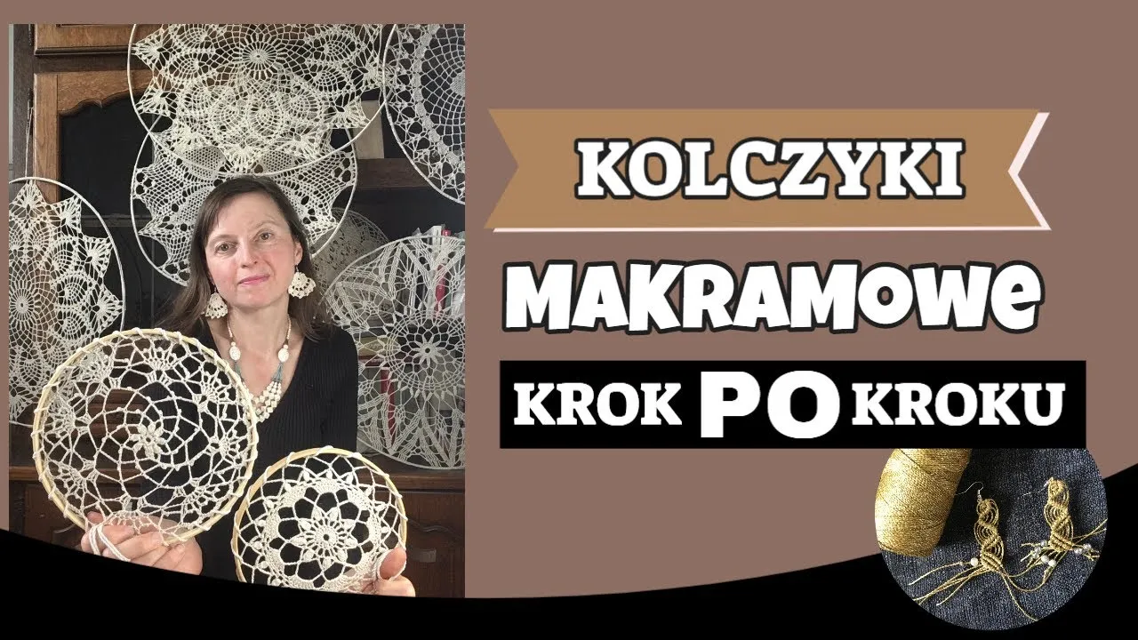 Zdjęcie Kolczyki makrama jak zrobić - proste kroki do pięknych ozdób