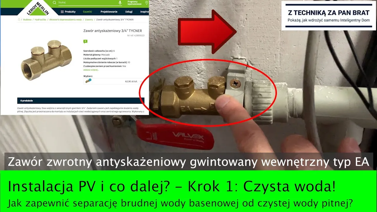 Zdjęcie Jak zamontować zawór antyskażeniowy - uniknij kosztownych błędów