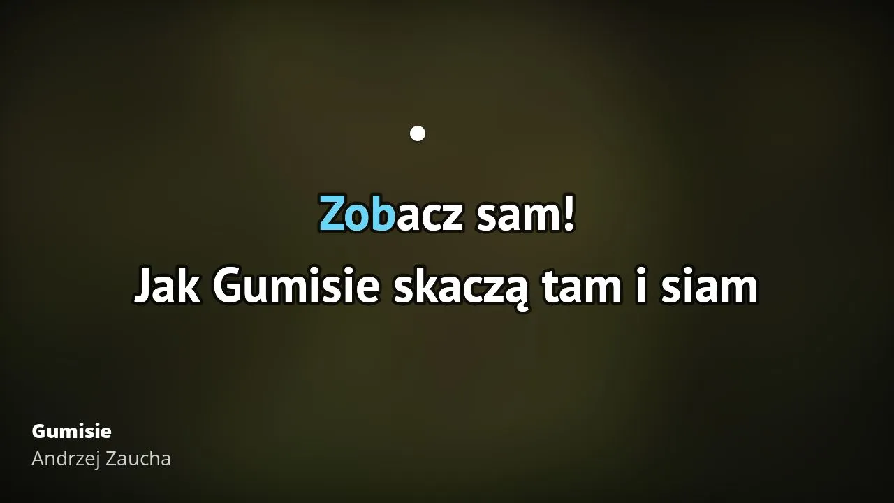 Zdjęcie Gumisie piosenka: Kto naprawdę śpiewa kultową czołówkę?