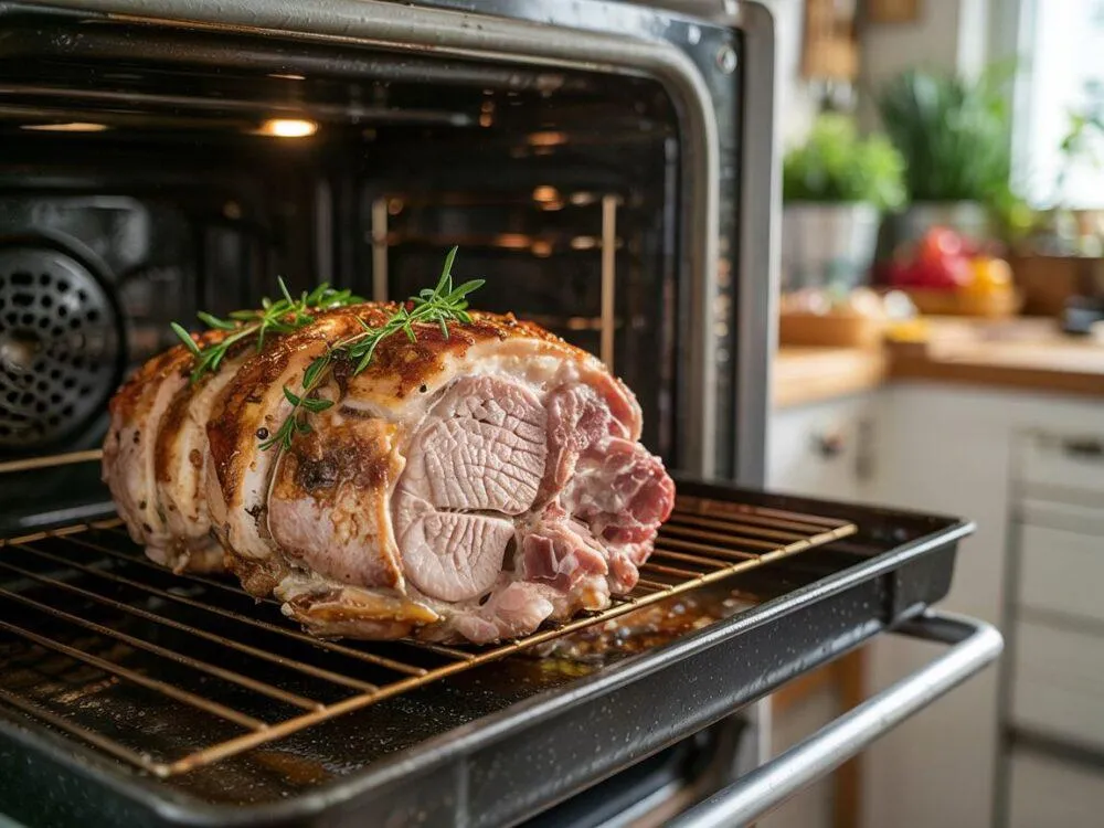 Zdjęcie Idealna temperatura pieczenia schabu. Sekret na kruche i soczyste mięso