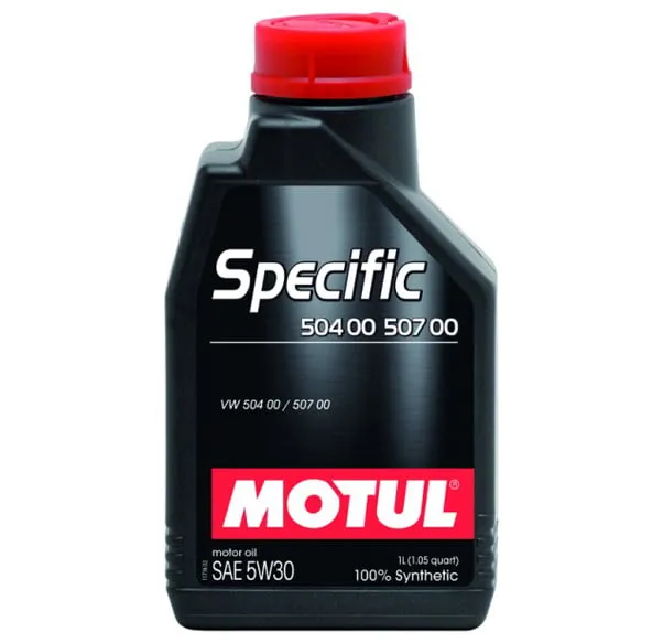 Etykieta oleju silnikowego Motul 504 00 507 00
