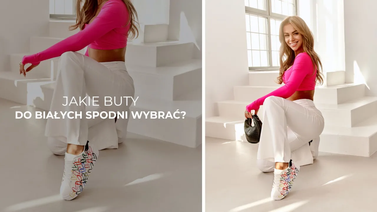 Rodzaje butów do białych spodni