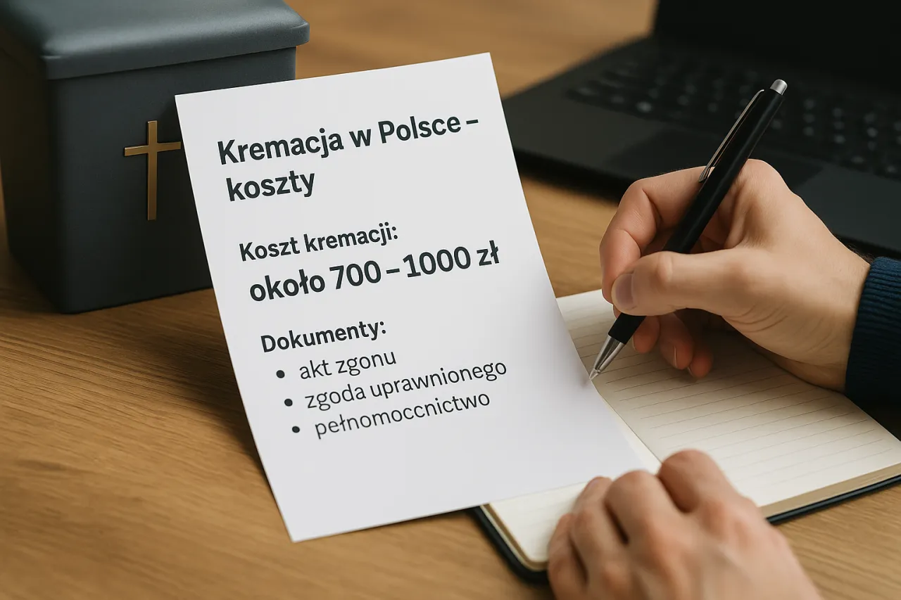 Dokumenty potrzebne do kremacji