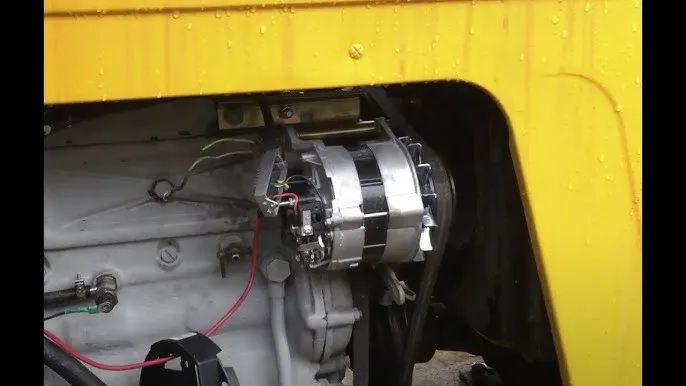 montaż alternatora ursus c-360 na silniku