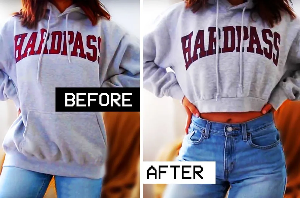 r&oacute;żne sposoby podwijania bluzy crop top