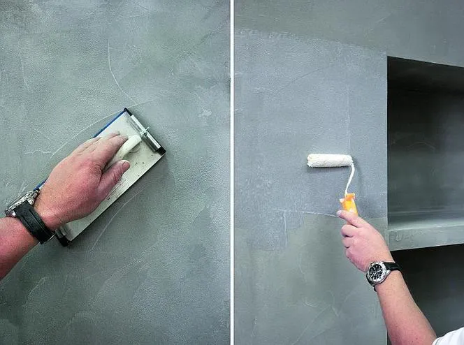 przygotowanie ściany z betonu do malowania szlifowanie