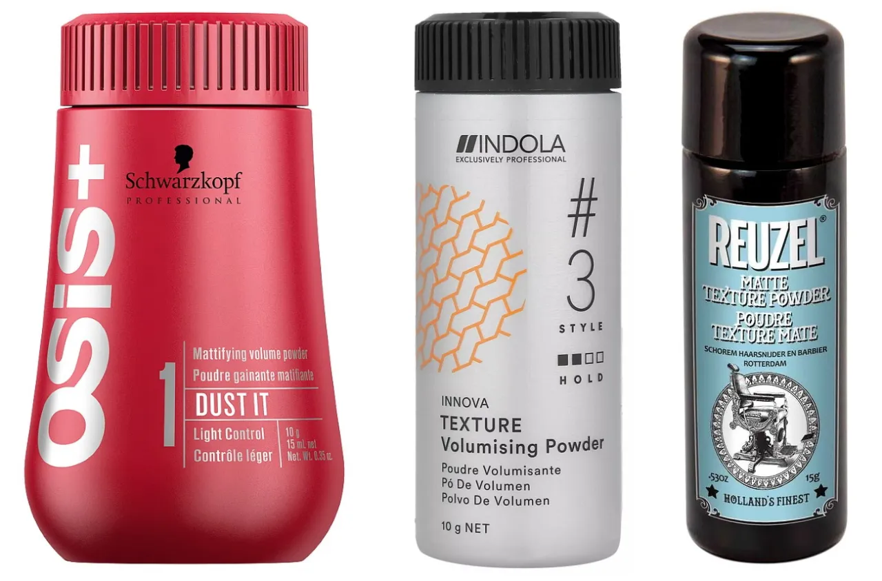 Puder do włosów objętość przed po