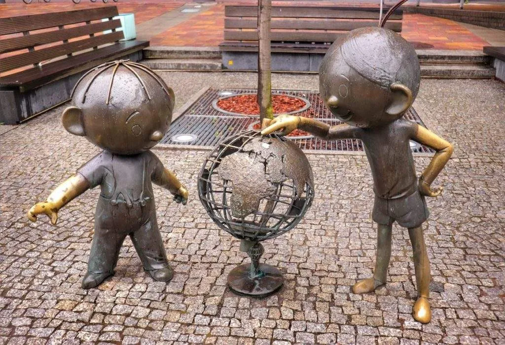 Reksio Bolek Lolek pomniki Bielsko-Biała