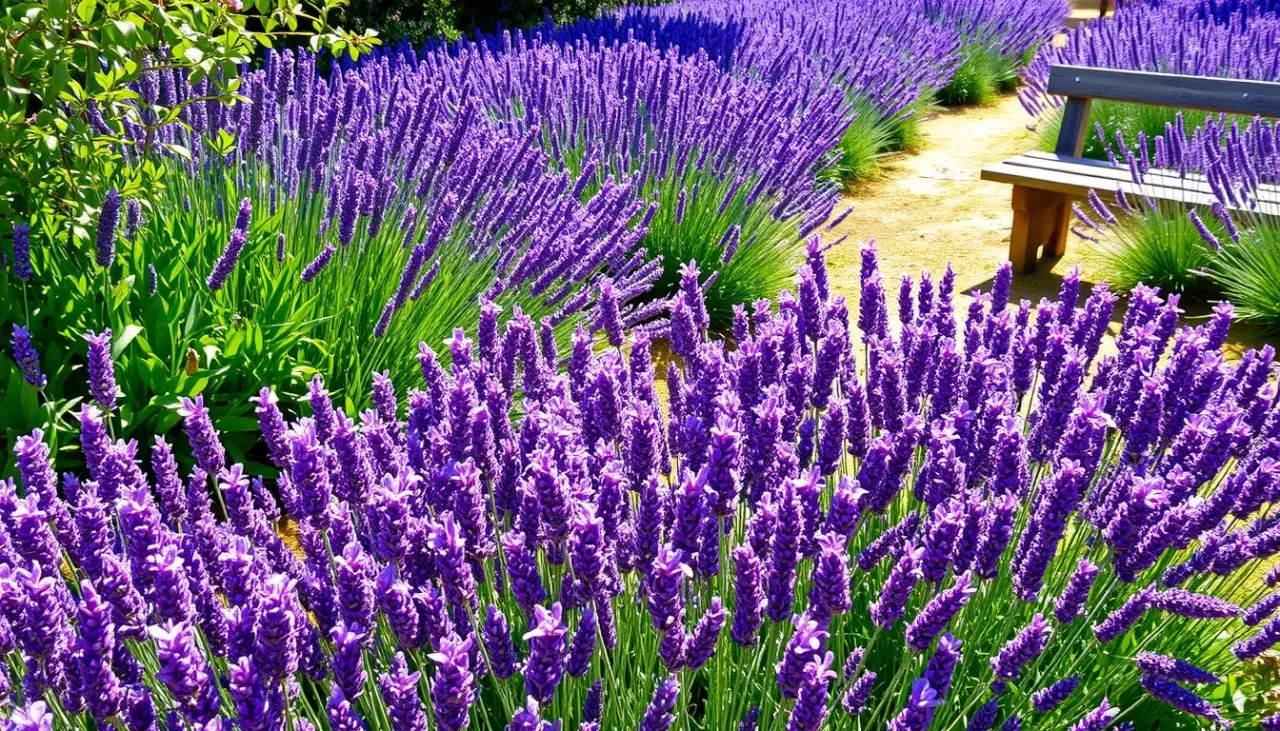 zbiór lawendy w ogrodzie