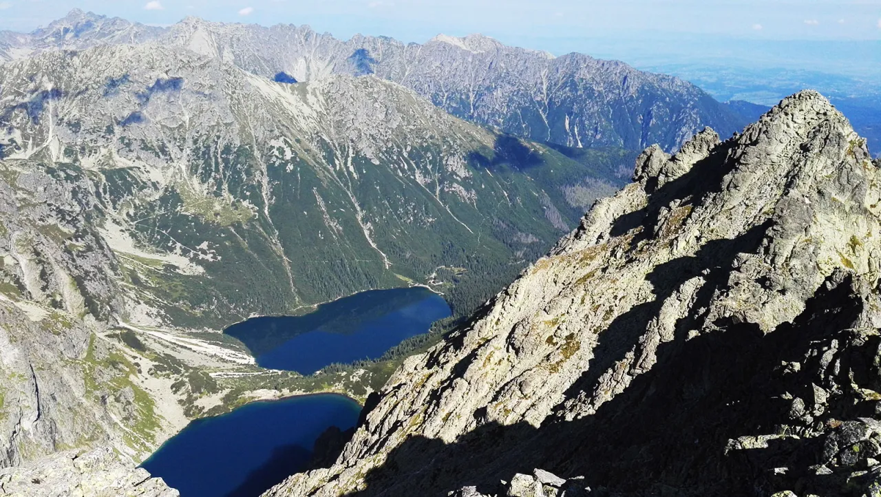 Tatry szlak na Rysy widok z g&oacute;ry