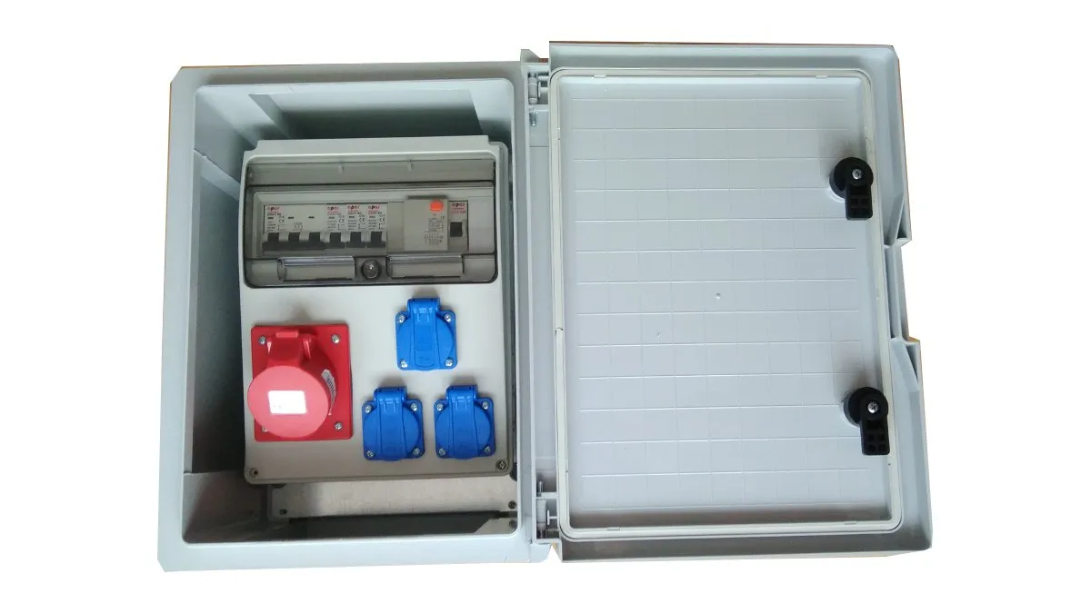 tymczasowa skrzynka elektryczna budowlana