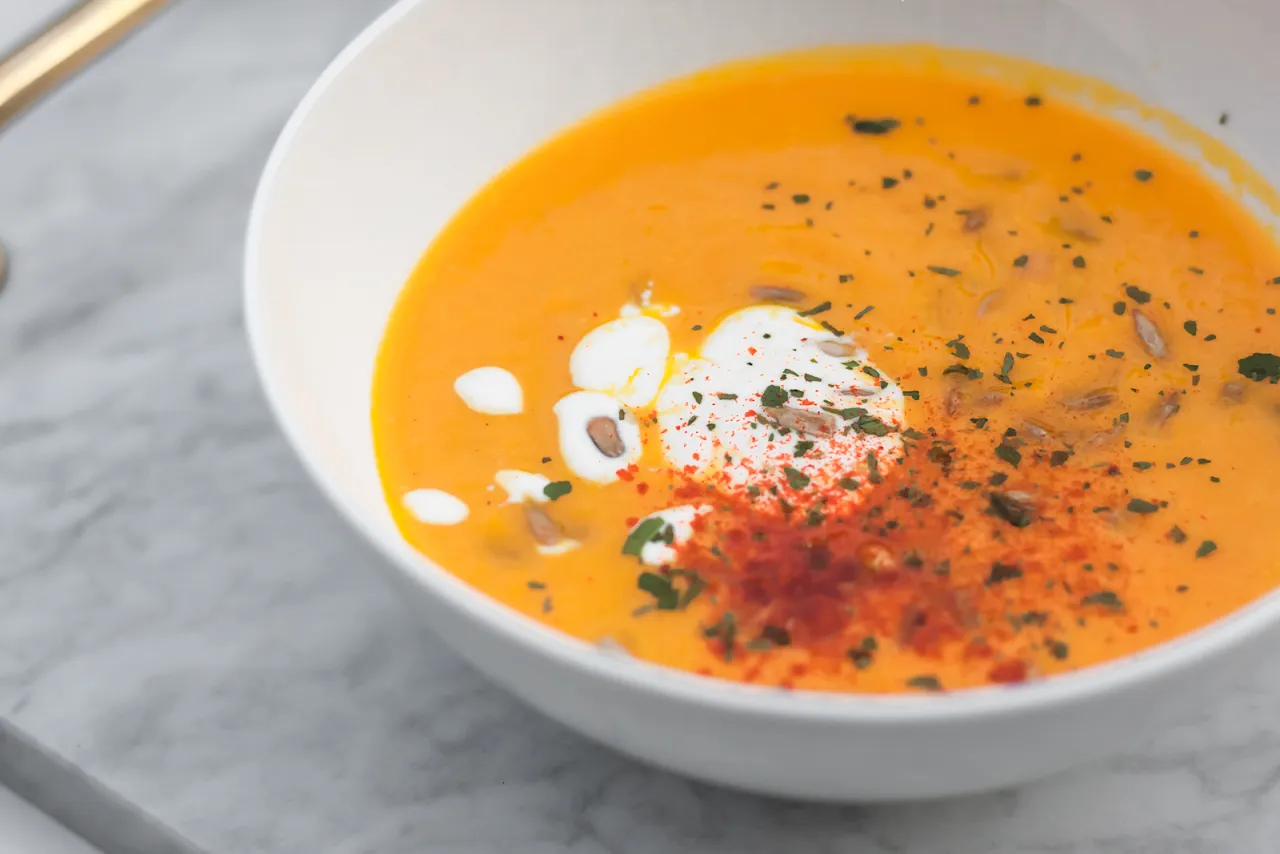 Zupa krem z marchewki z imbirem