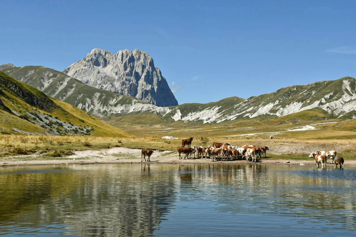 Gran Sasso Apeniny krajobraz