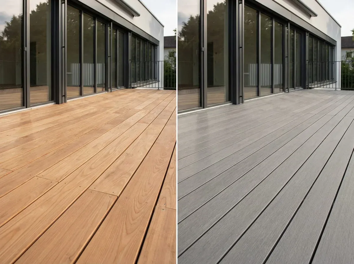 Porównanie tarasu drewnianego i kompozytowego. Zastanawiasz się, ile kosztuje taras drewniany? Sprawdź, jakie masz opcje.