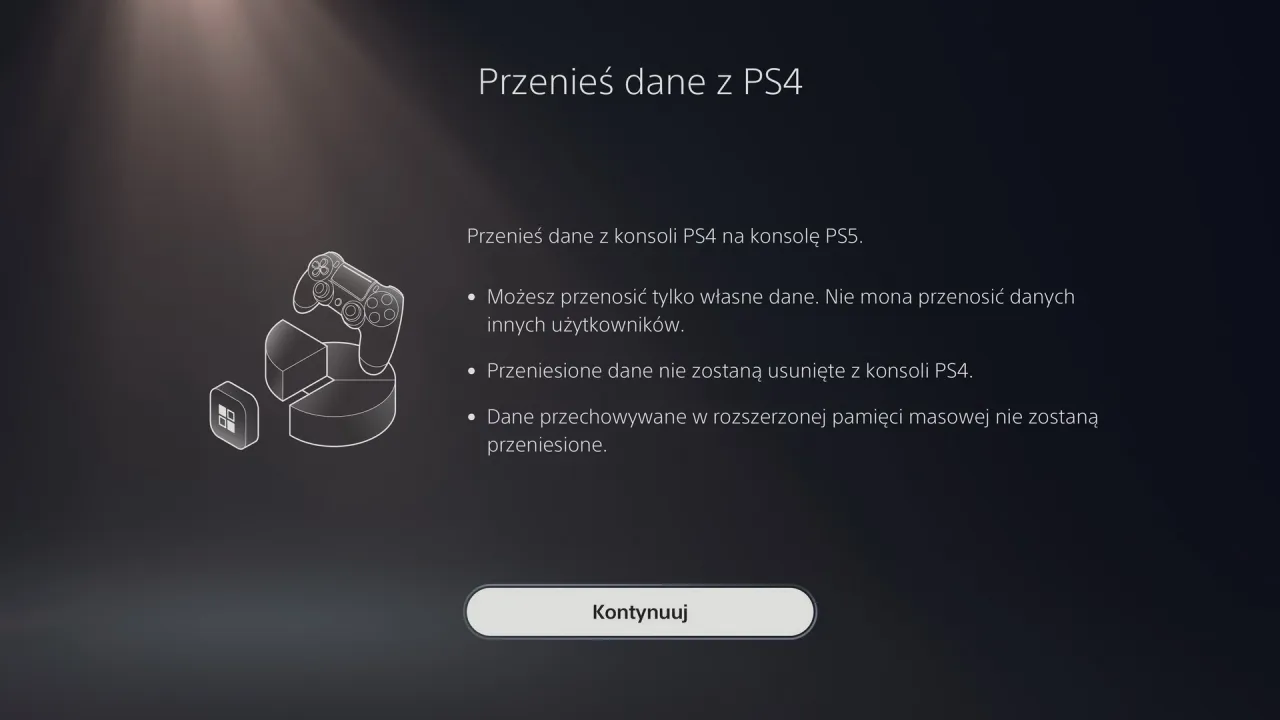 Jak przenieść dane z PS4 na PS5
