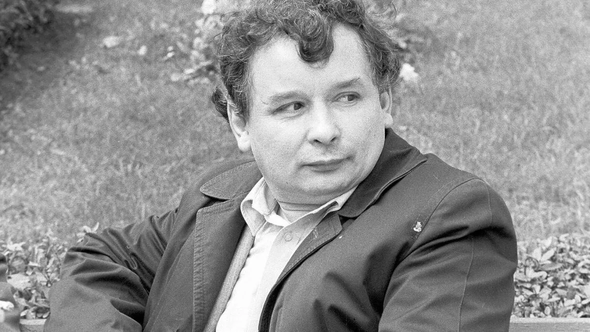 Jarosław Kaczyński młody polityk i obecnie