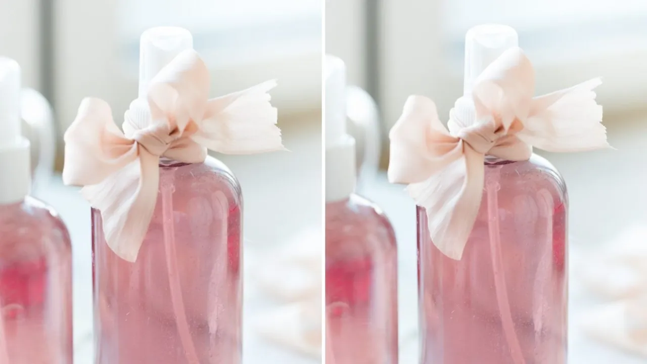 DIY mgiełka utrwalająca makijaż składniki