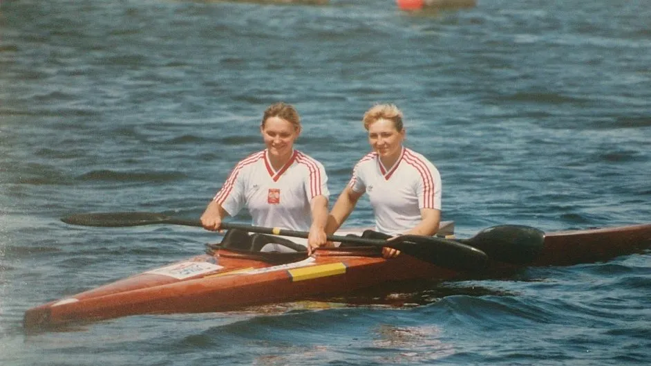 Elżbieta Urbańczyk z medalem kajakarstwo