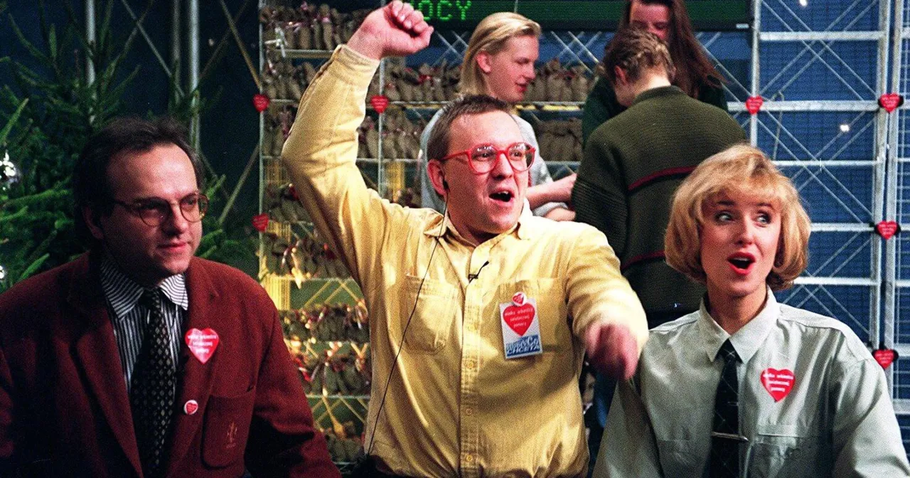 Jerzy Owsiak pierwszy Finał WOŚP 1993