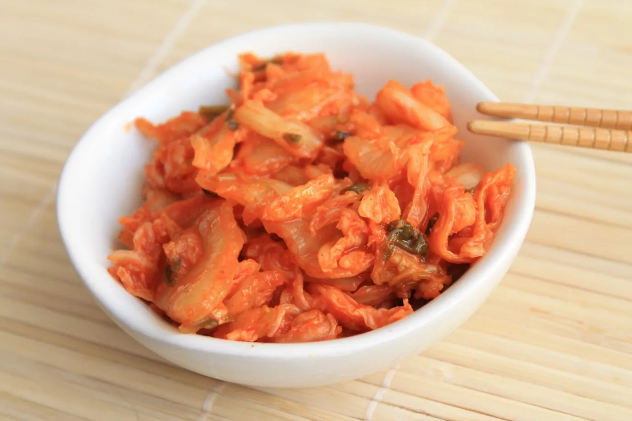 kimchi w misce apetyczne